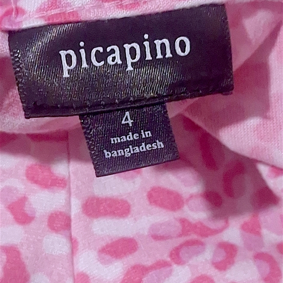 Stylish Pink Patterned Kids Romper - Picture 2 of 6